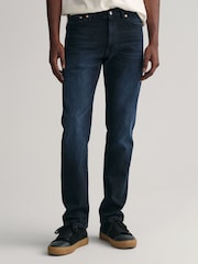 GANT Black Extra Slim Fit Active Recover Stretch Jeans - Image 1 of 5