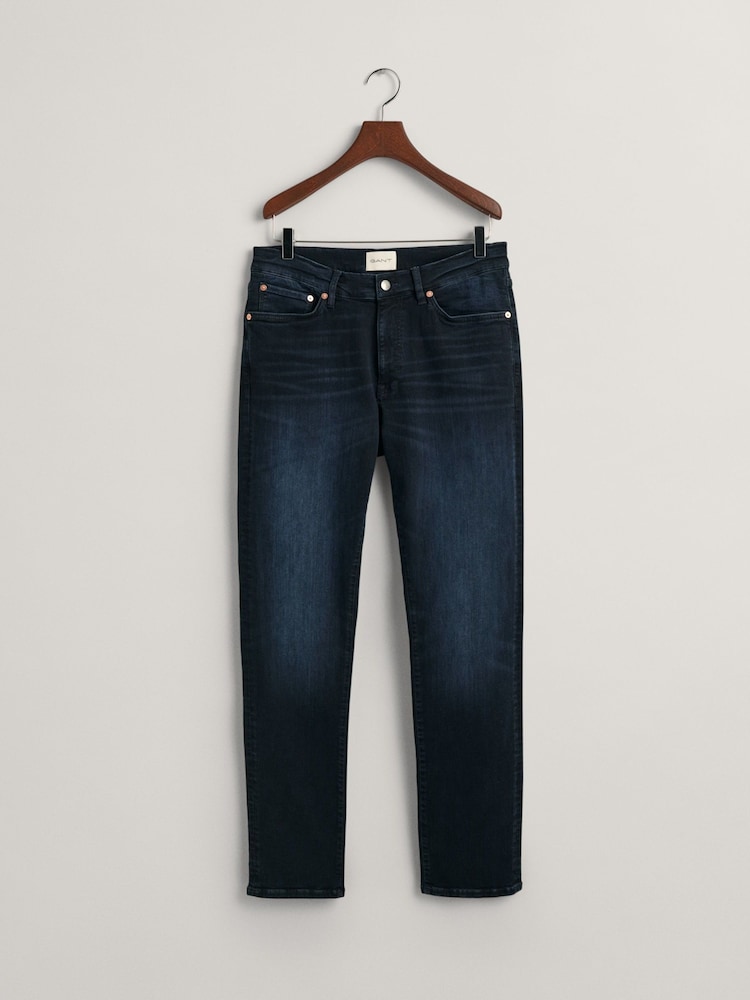 GANT Black Extra Slim Fit Active Recover Stretch Jeans - Image 5 of 5