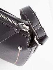 Black Saddle Cross-Body Bag - Image 6 of 7