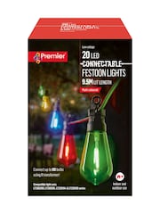 Premier Decorations Ltd Garden 20 Multi Connectable Festoon Lights - Image 3 of 3