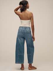 Anthropologie Blue Pilcro The Izzie Relaxed Pull-On Barrel Jeans - Image 3 of 5