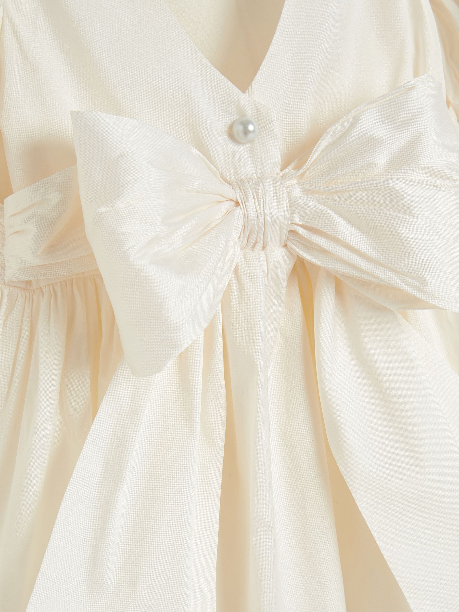 Buy Ivory Flower Girl Taffeta Bow Dress 3mths 8yrs from the Next UK online shop