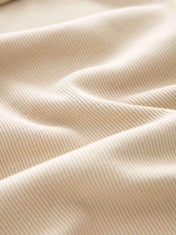 Cream Long Sleeve Lettuce Edge Top - Image 6 of 6 Cream Long Sleeve Lettuce Edge Top - Image 6 of 6