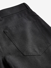 Black Slim Smart Textured 5-Pocket Trousers - Image 9 of 10