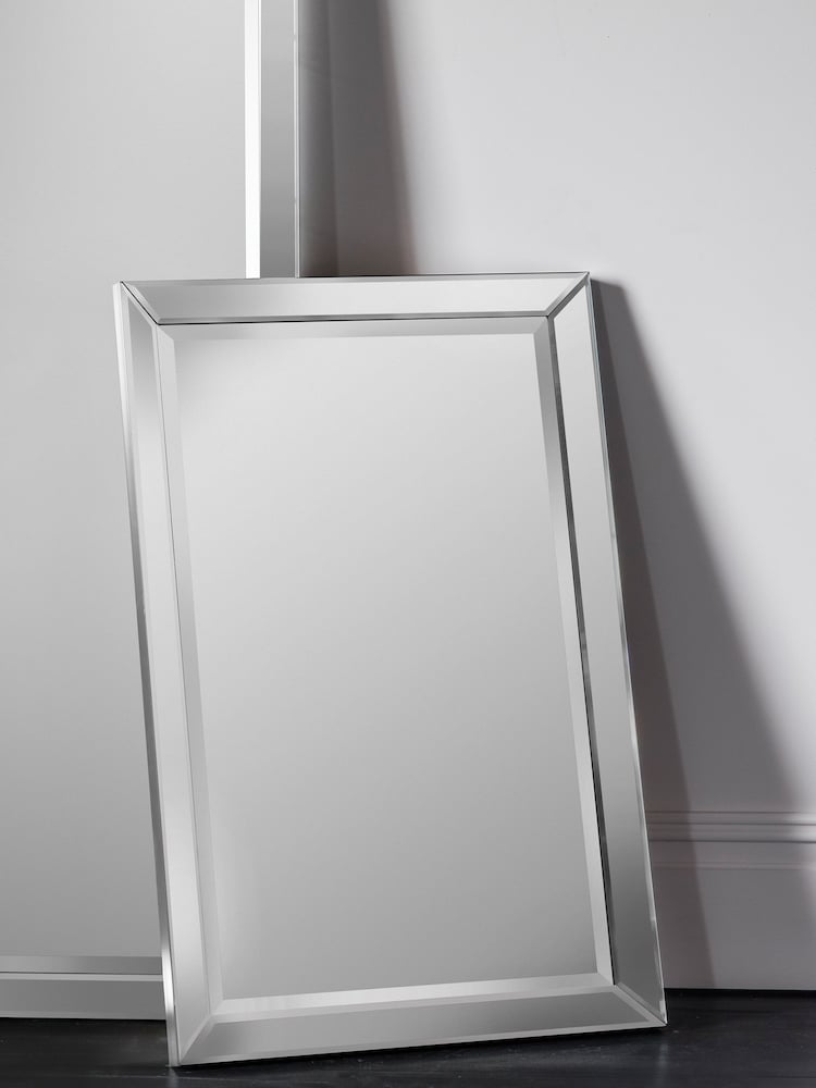 Gallery Home Silver Billingham Rectangle Mirror - Image 1 of 2