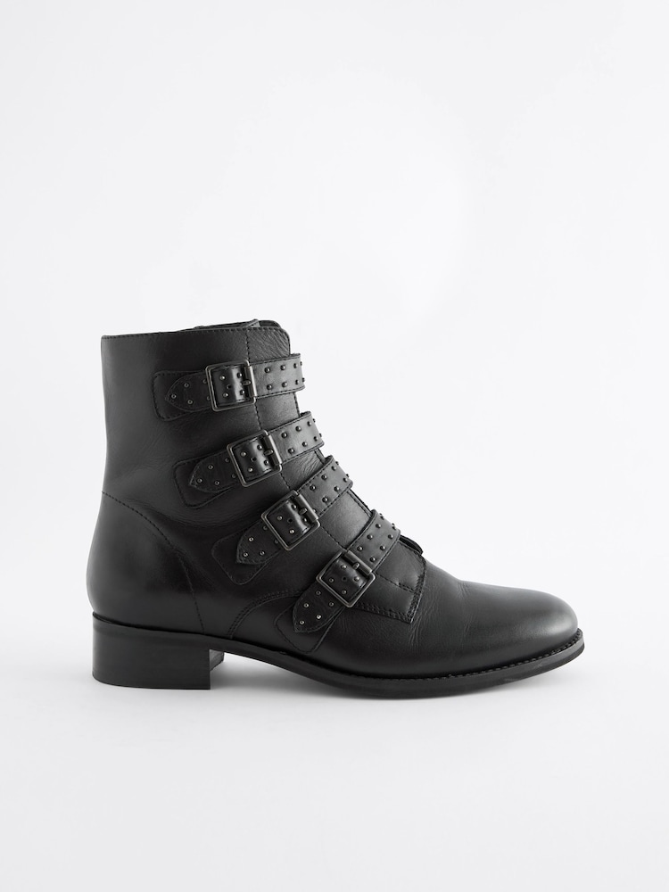 črna - Motorisarji z zaponko in zakovicami Forever Comfort® - Slika 2 iz 5