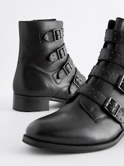 črna - Motorisarji z zaponko in zakovicami Forever Comfort® - Slika 3 iz 5