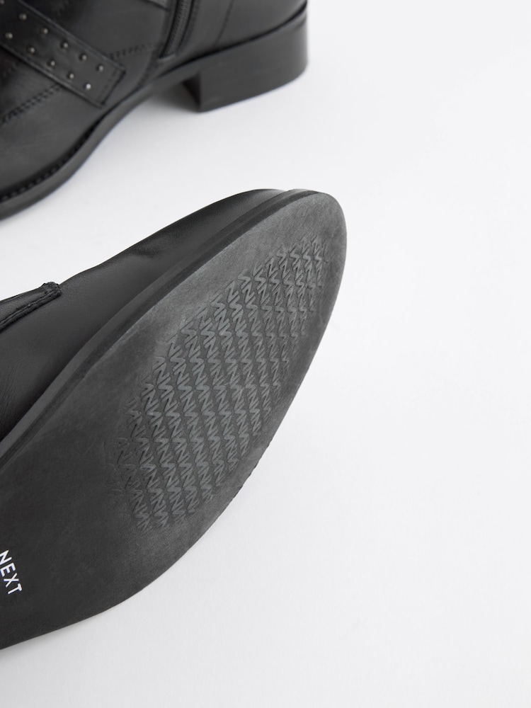 črna - Motorisarji z zaponko in zakovicami Forever Comfort® - Slika 5 iz 5