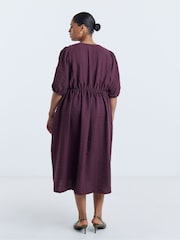 Simply Be Textured Waist Detail Midi Dress - Bild 2 von 4
