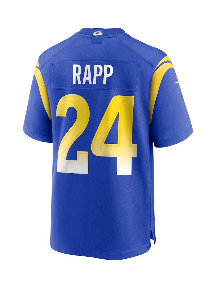 Fanatics Blue Los Angeles Rams Home Game Taylor Rapp Jersey Youth - Image 3 of 3