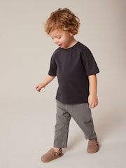 Marineblau/Cream - Leichte, gestreifte Jersey-Jogginghose aus 100 % Baumwolle (3 M.–7 J.) - Bild 1 von 6