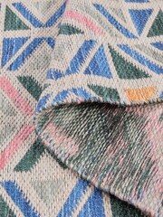 Multi Bright Geometric Indoor Outdoor Rug - Image 8 of 10