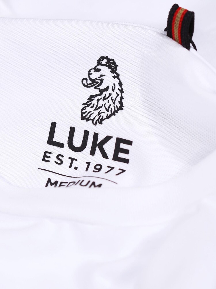 Luke 1977 X Nathan Dawe BOSSA Concrete 100% Cotton White T-Shirt - Image 6 of 6