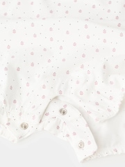 Mango White Printed Detail Romper - Image 4 of 4