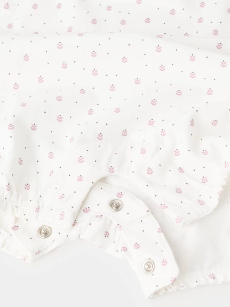 Mango White Printed Detail Romper - Image 4 of 4