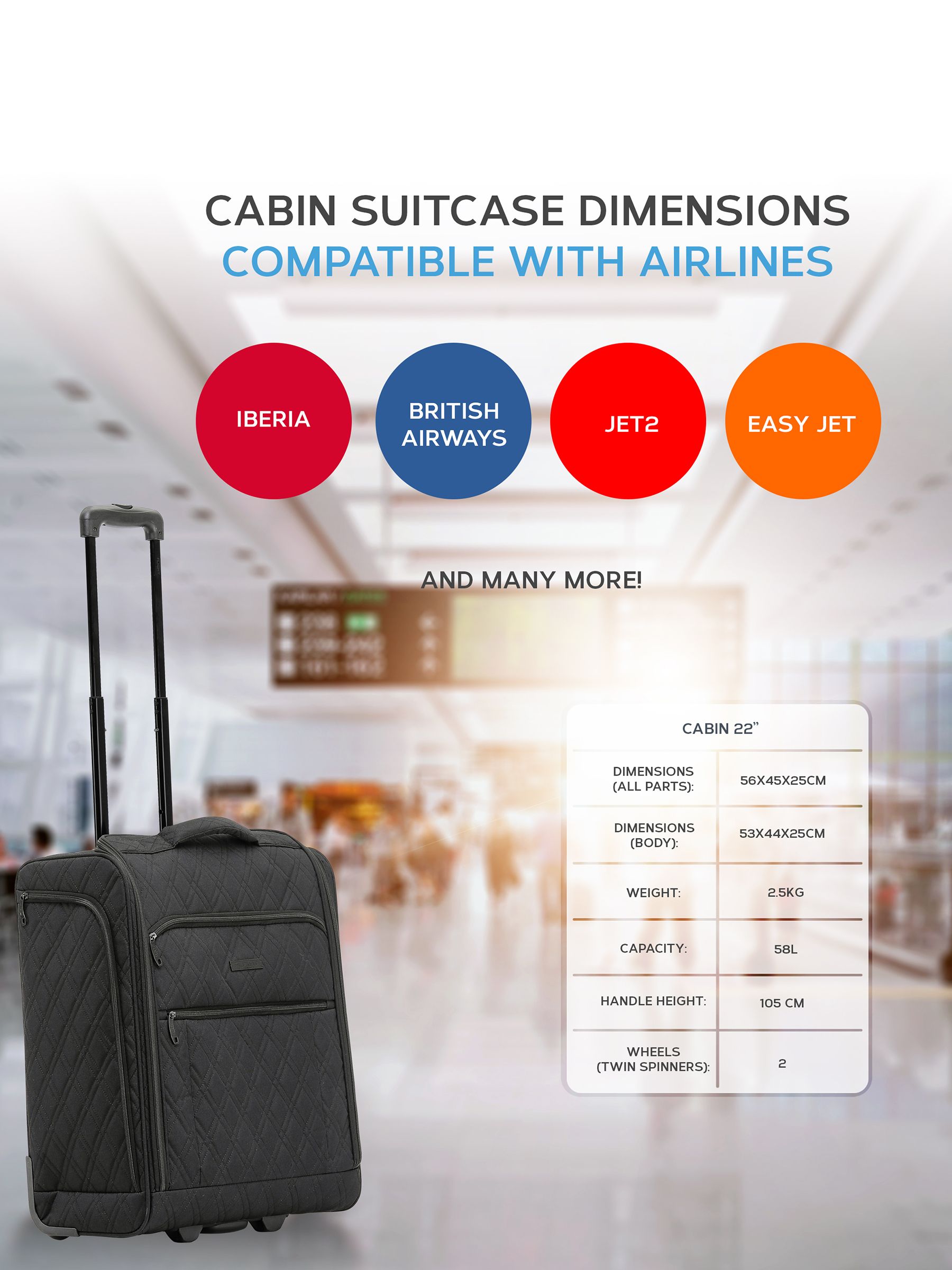 Cabin carry on suitcase best sale