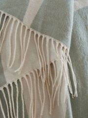 Teal Blue Super Soft Wave Throw - Image 3 of 5