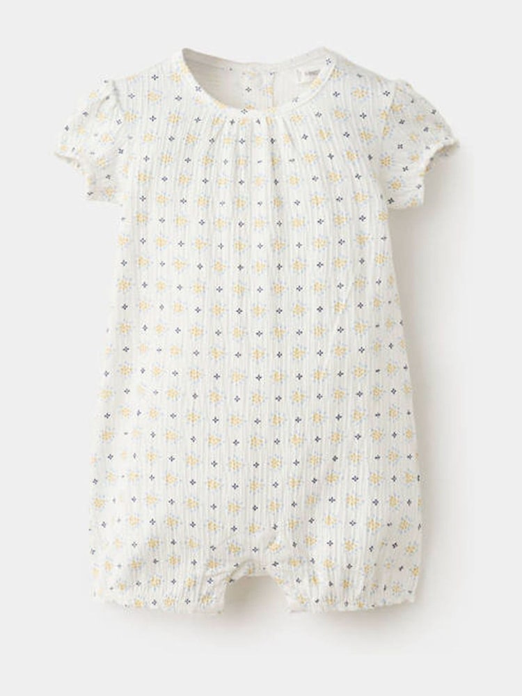 Mango White Printed Romper - Image 1 of 4