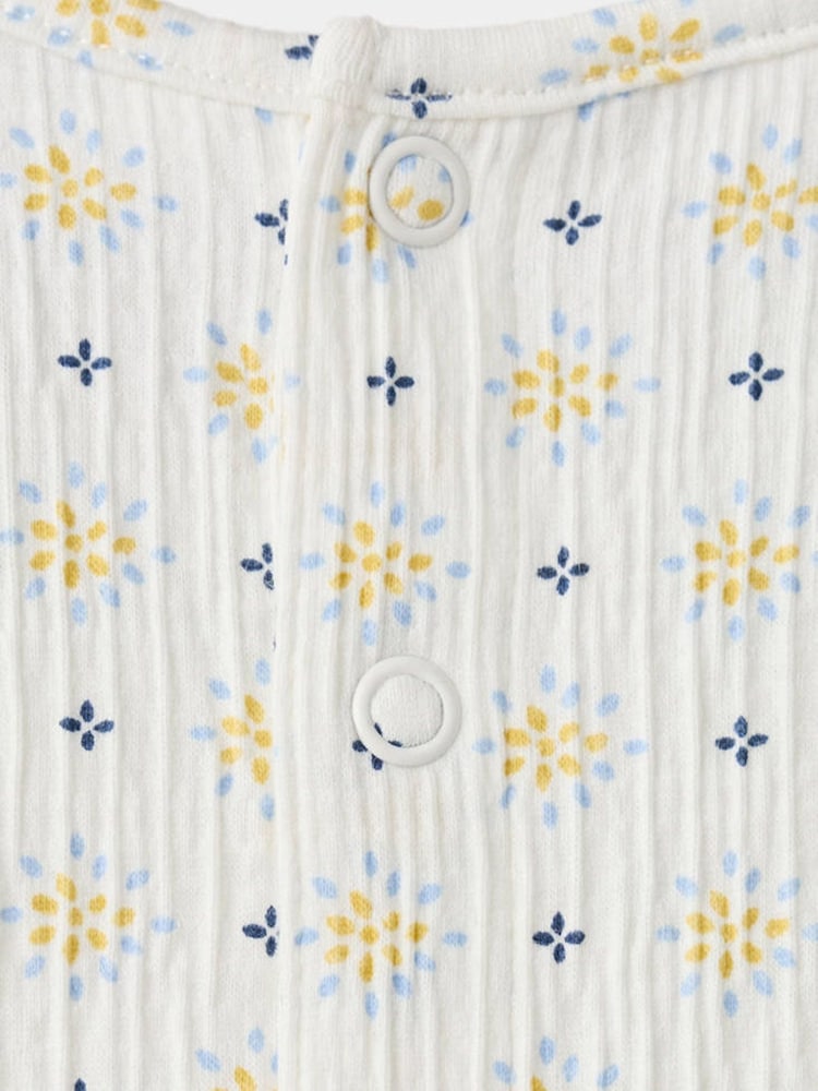 Mango White Printed Romper - Image 4 of 4