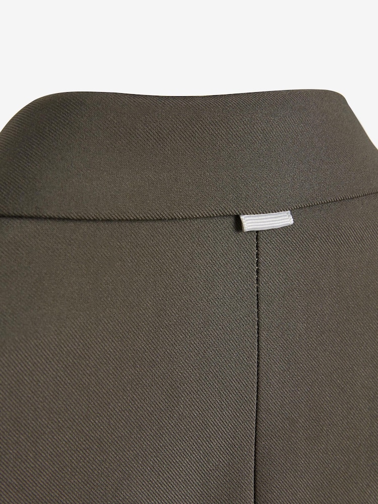 Khaki Green Slim Fit Motion Flex Commuter Suit: Jacket - Image 6 of 6
