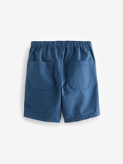 Indigo Blue Single 100% Cotton Pull-On Shorts (3-16yrs) - Image 2 of 3