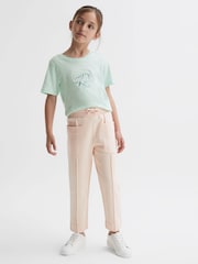Reiss Sage Swift 4-9 yrs Embellished Crew Neck T-Shirt - Image 4 of 6