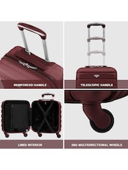 Flight Knight 45x36x20cm EasyJet Underseat 4 Wheel ABS Hard Case Cabin Carry On Hand Luggage - Image 7 of 7