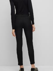 BOSS Black Anaita Cropped Slim Fit Trousers - Image 2 of 6