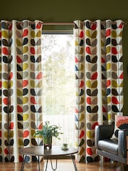 Orla Kiely Multi Stem Eyelet Curtains - Image 1 of 4