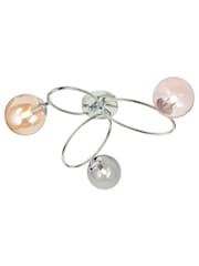 Gallery Home Chrome James 3 Bulb Ceiling Light - Image 7 of 7