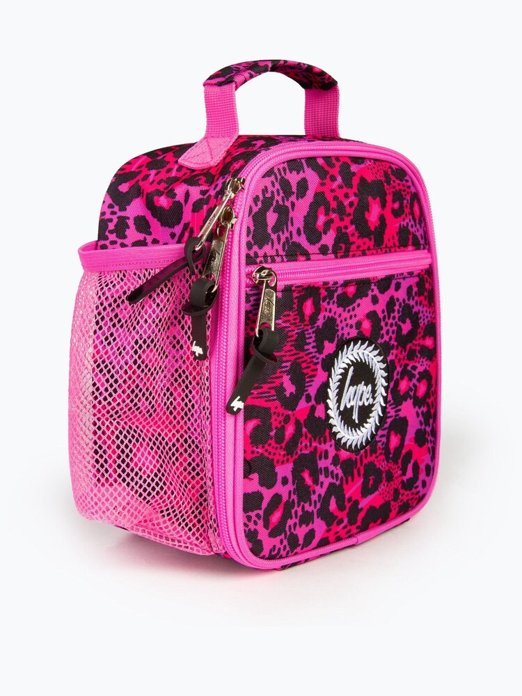 Hype. Girls Pink Pink Leopard Lunch Box - Image 1 of 10