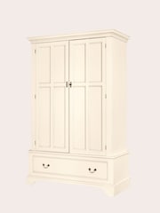 Laura Ashley Ivory Clifton Double 1 Drawer Wardrobe - Image 2 of 2