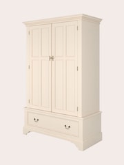 Laura Ashley Ivory Clifton Double 1 Drawer Wardrobe - Image 4 of 4