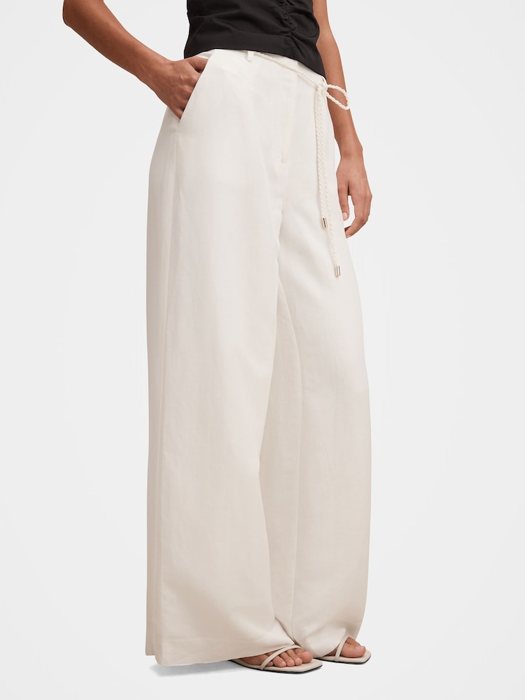 Pantalones de pernera ancha con lino Myla de Forever New - Imagen 2 de 5