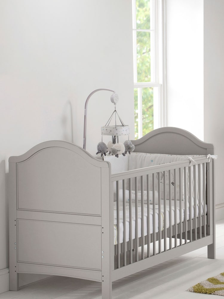 East Coast Grey Toulouse Cot Bed - Image 1 of 5