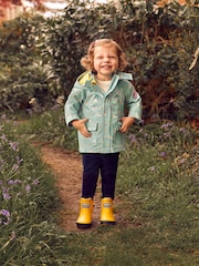 JoJo Maman Bébé Duck Egg Blue Duck Waterproof Jacket - Image 1 of 5