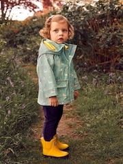 JoJo Maman Bébé Duck Egg Blue Duck Waterproof Jacket - Image 2 of 5