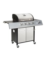 Charles Bentley Silver 5 Burner Premium Gas BBQ In Stainless Steel - Image 4 of 6