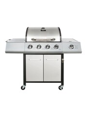 Charles Bentley Silver 5 Burner Premium Gas BBQ In Stainless Steel - Image 6 of 6