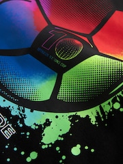 Black Football Long Sleeve Graphic T-Shirt (3-16yrs) - Image 3 of 3