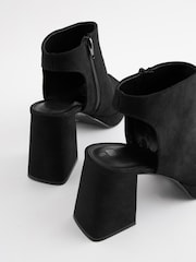Black Forever Comfort® Flare Platform Shoe Boots - Image 5 of 8