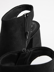 Black Forever Comfort® Flare Platform Shoe Boots - Image 8 of 8