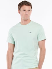Barbour® Dusty Mint Green Mens Sports T-Shirt - Image 3 of 5