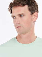Barbour® Dusty Mint Green Mens Sports T-Shirt - Image 4 of 5