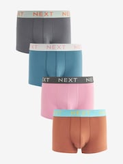 Pink/Blue/Orange 4 pack Signature Comfort Hipsters - Image 1 of 7