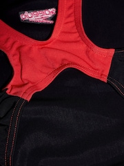 Speedo Black Printed Girls Panel Swimsuit - Image 3 of 5