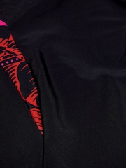 Speedo Black Printed Girls Panel Swimsuit - Image 4 of 5