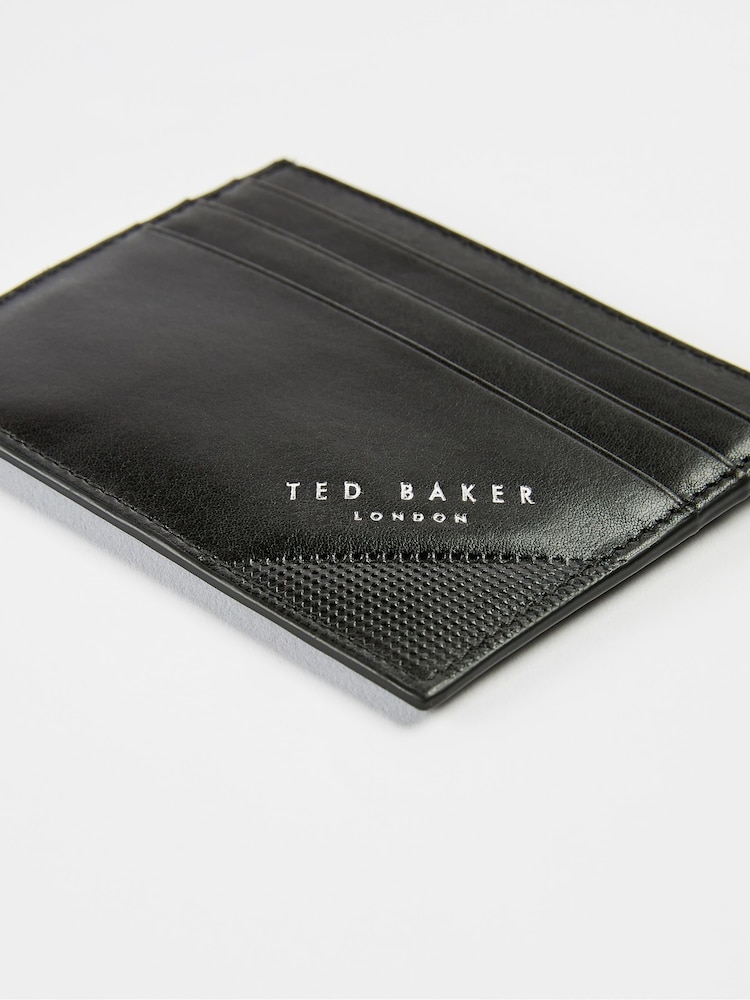 Ted Baker Black Rifle Embossed Corner Leather Cardholder - Image 2 of 3
