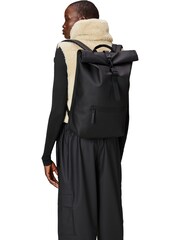 Czarny - Rains Rolltop Rucksack Bag - Image 2 of 5