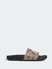 adidas Black Adilette Comfort Slides - Image 1 of 9